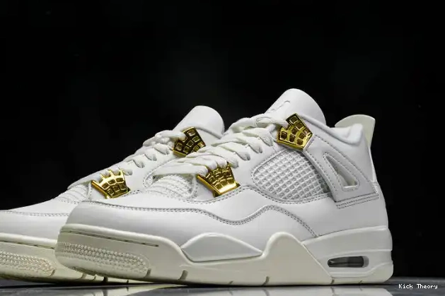 Kick Theory Jordan Gold 4 AQ9129-170 Metallic Retro 0511